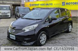 nissan note 2012 CFJ1633998