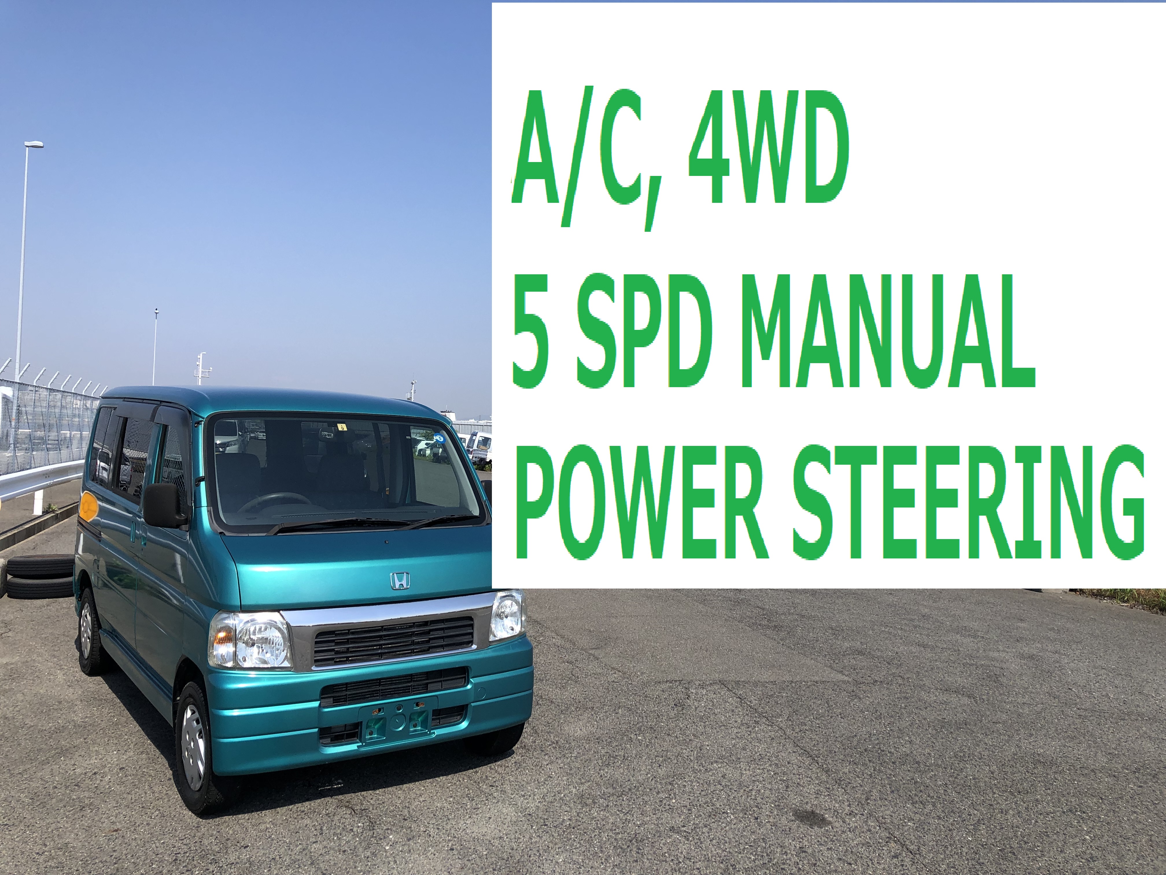 1999 Honda Vamos HM2 4WD - Car Price $3,100