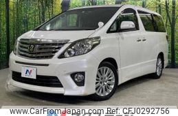 toyota alphard 2012 -TOYOTA--Alphard DBA-ANH20W--ANH20-8206949---TOYOTA--Alphard DBA-ANH20W--ANH20-8206949-