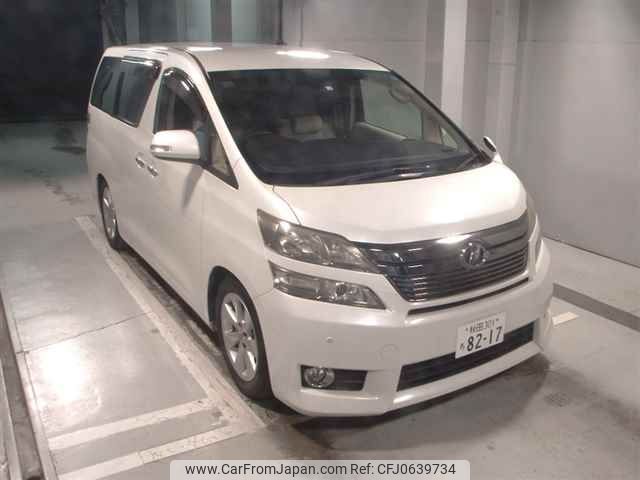 toyota vellfire 2012 -TOYOTA 【秋田 301ﾁ8217】--Vellfire ANH20W-8217354---TOYOTA 【秋田 301ﾁ8217】--Vellfire ANH20W-8217354- image 1