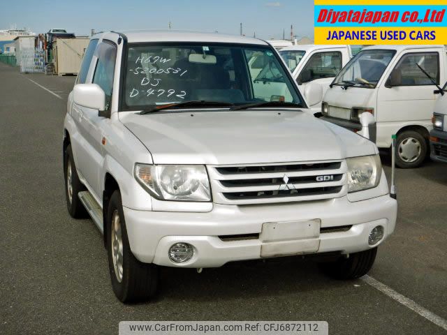 mitsubishi pajero-io 2001 No.13500 image 1