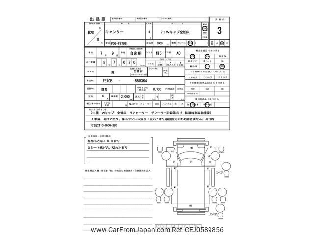 mitsubishi-fuso canter 2008 GOO_NET_EXCHANGE_0400861A30241223W001 image 2