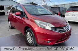 nissan note 2012 TE222