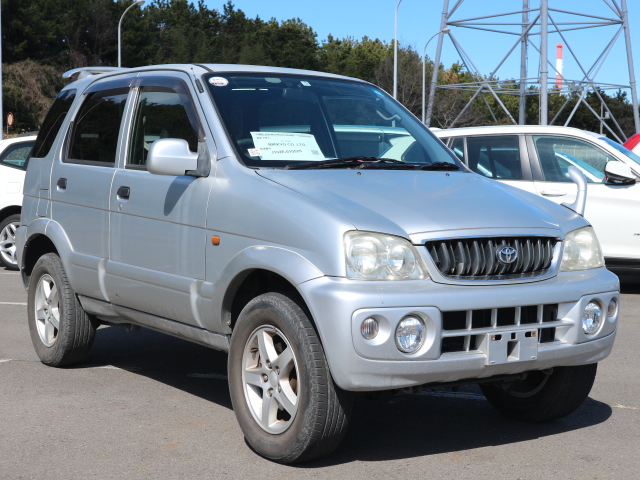 Toyota Cami 4WD 1999 year Silver J100E for sale Japan. Stock car