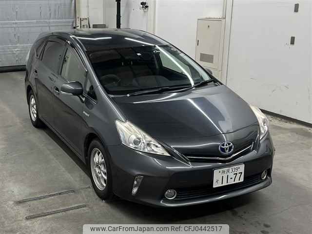 toyota prius-α 2012 -TOYOTA 【所沢 339ソ1177】--Prius α ZVW41W-3144131---TOYOTA 【所沢 339ソ1177】--Prius α ZVW41W-3144131- image 1