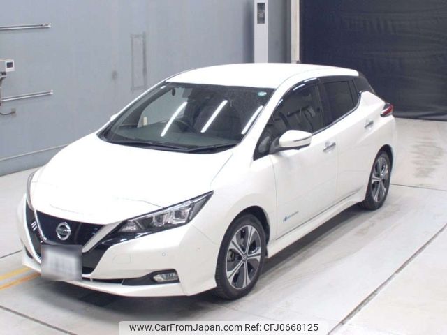 nissan leaf 2019 -NISSAN 【なにわ 302す4402】--Leaf ZE1-055018---NISSAN 【なにわ 302す4402】--Leaf ZE1-055018- image 1