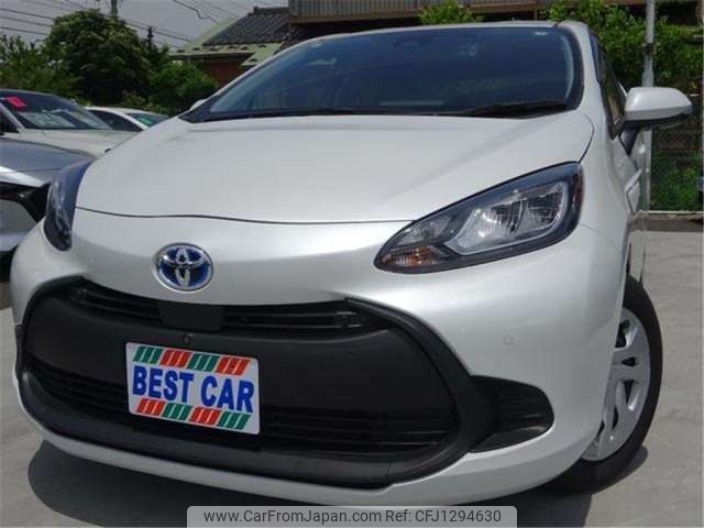 toyota aqua 2021 -TOYOTA--AQUA MXPK11--MXPK11-2025610---TOYOTA--AQUA MXPK11--MXPK11-2025610- image 1