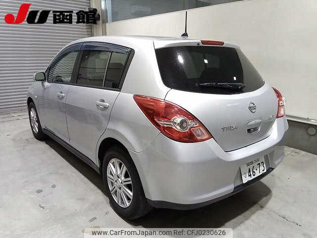 nissan tiida 2010 -NISSAN 【函館 500ﾌ4673】--Tiida NC11--180352---NISSAN 【函館 500ﾌ4673】--Tiida NC11--180352- image 2