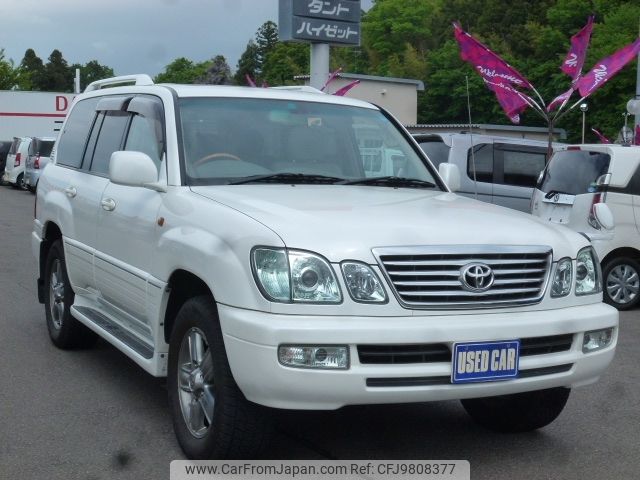 toyota land-cruiser-wagon 2005 -TOYOTA--Land Cruiser Wagon GH-UZJ100W--UZJ100-0156574---TOYOTA--Land Cruiser Wagon GH-UZJ100W--UZJ100-0156574- image 1