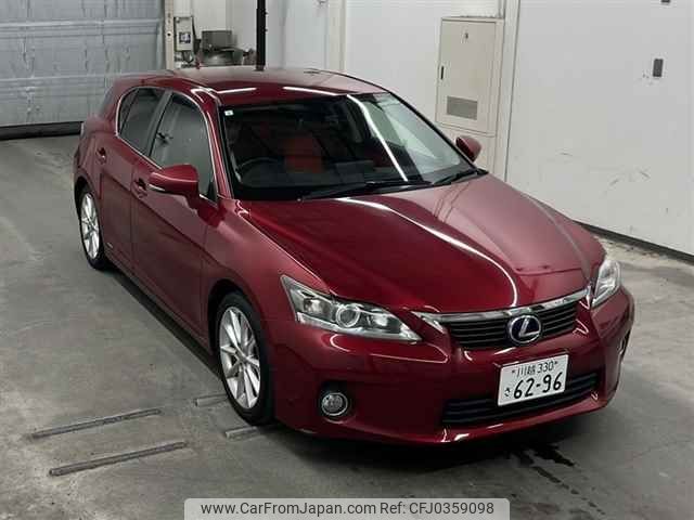 lexus ct 2013 -LEXUS 【川越 330サ6296】--Lexus CT ZWA10-2142824---LEXUS 【川越 330サ6296】--Lexus CT ZWA10-2142824- image 1