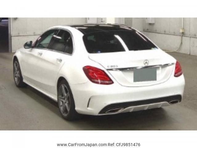 mercedes-benz c-class 2016 quick_quick_RBA-205042_WDD2050422R193545 image 2