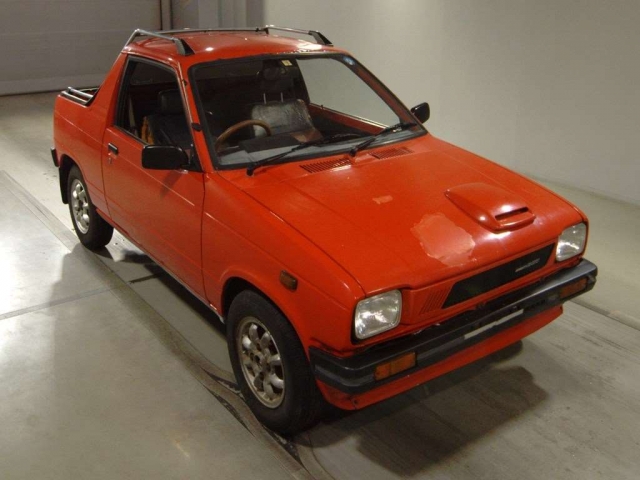 AOSHIMA - DISM 1/43 SS40T スズキ PS-A  MIGHTY BOY 1:43 DISM Suzuki Mighty Boy SS40T PS-A 1983 Minicar Red