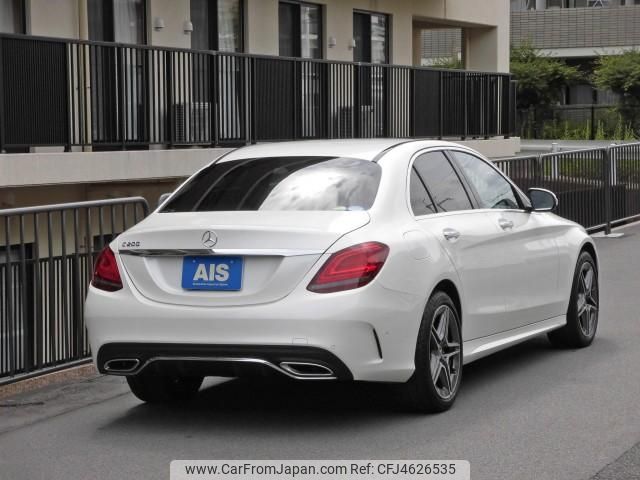 mercedes-benz c-class 2019 quick_quick_DAA-205077_WDD2050772R437314 image 2