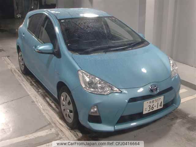 toyota aqua 2014 -TOYOTA 【多摩 503ﾄ3614】--AQUA NHP10--2384552---TOYOTA 【多摩 503ﾄ3614】--AQUA NHP10--2384552- image 1