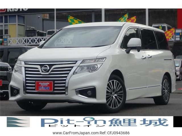 nissan elgrand 2018 -NISSAN 【広島 301ﾓ2107】--Elgrand TE52--095782---NISSAN 【広島 301ﾓ2107】--Elgrand TE52--095782- image 1