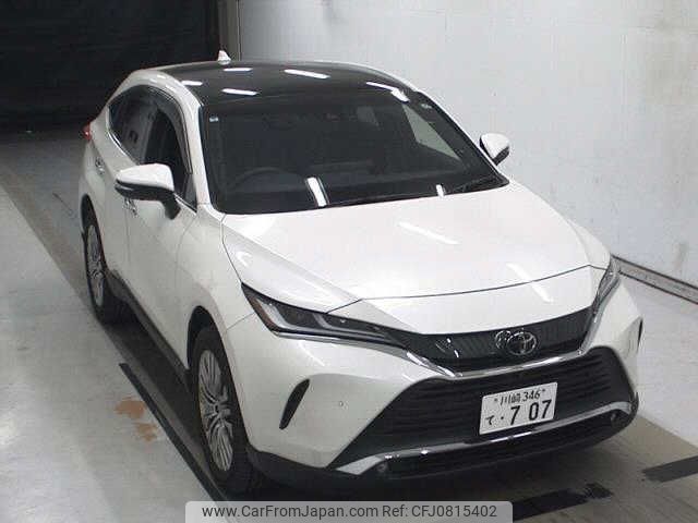 toyota harrier 2021 -TOYOTA 【川崎 346ﾃ707】--Harrier MXUA80-0048292---TOYOTA 【川崎 346ﾃ707】--Harrier MXUA80-0048292- image 1