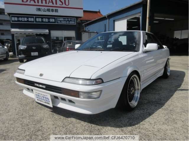 toyota sprinter-trueno 1987 -TOYOTA--Sprinter Trueno E-AE92--AE92-5003706---TOYOTA--Sprinter Trueno E-AE92--AE92-5003706- image 1