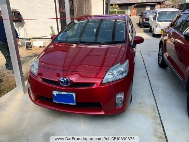 toyota prius 2010 -TOYOTA--Prius DAA-ZVW30--ZVW30-1162752---TOYOTA--Prius DAA-ZVW30--ZVW30-1162752- image 1