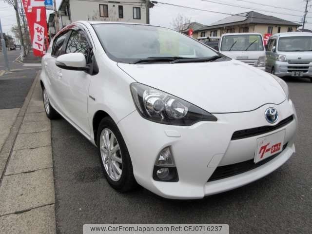 toyota aqua 2012 -TOYOTA 【名古屋 508ｻ 100】--AQUA DAA-NHP10--NHP10-6097429---TOYOTA 【名古屋 508ｻ 100】--AQUA DAA-NHP10--NHP10-6097429- image 1