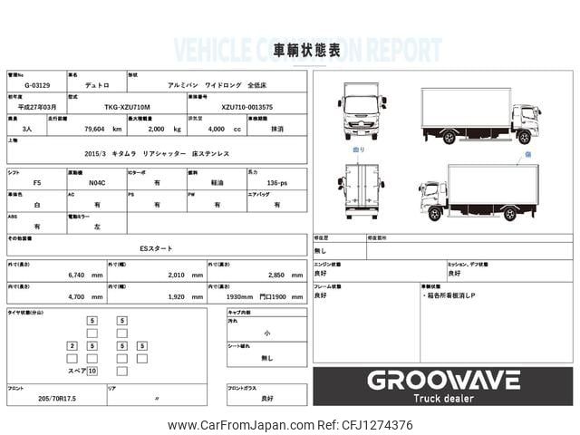hino dutro 2015 GOO_NET_EXCHANGE_0541786A30250611W009 image 2