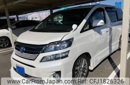 toyota vellfire 2012 CFJ1826326