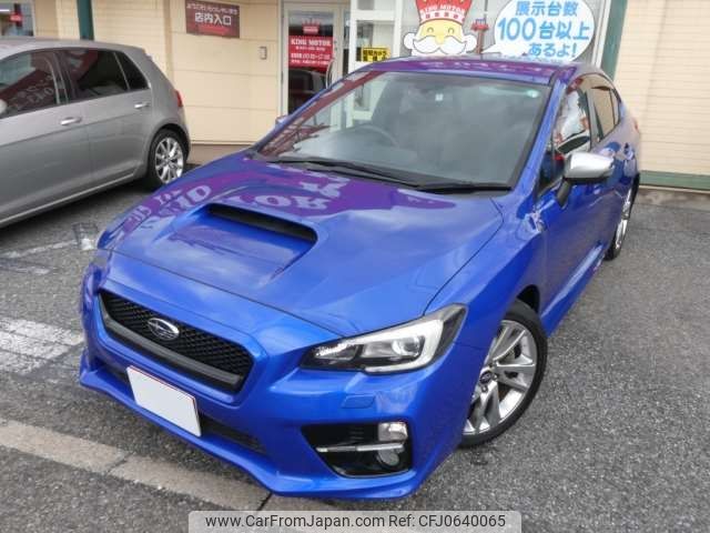 subaru wrx 2015 -SUBARU 【千葉 303ｻ6252】--WRX DBA-VAG--VAG-005794---SUBARU 【千葉 303ｻ6252】--WRX DBA-VAG--VAG-005794- image 1