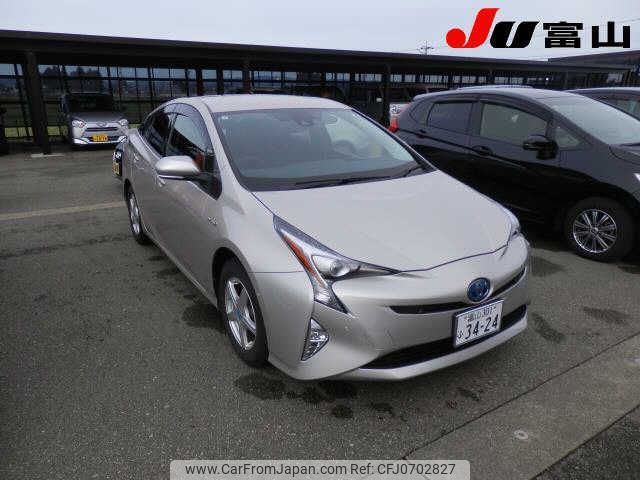 toyota prius 2017 -TOYOTA 【富山 301ﾌ3424】--Prius ZVW55--ZVW55-8051574---TOYOTA 【富山 301ﾌ3424】--Prius ZVW55--ZVW55-8051574- image 1