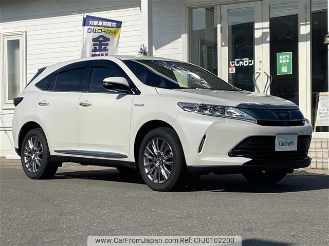 toyota harrier 2018 -TOYOTA--Harrier DAA-AVU65W--AVU65-0061012---TOYOTA--Harrier DAA-AVU65W--AVU65-0061012- image 1