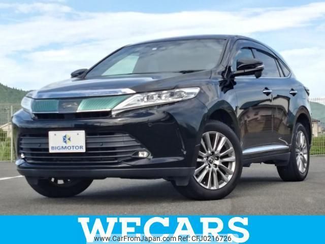 toyota harrier 2018 quick_quick_DBA-ZSU60W_ZSU60-0141795 image 1