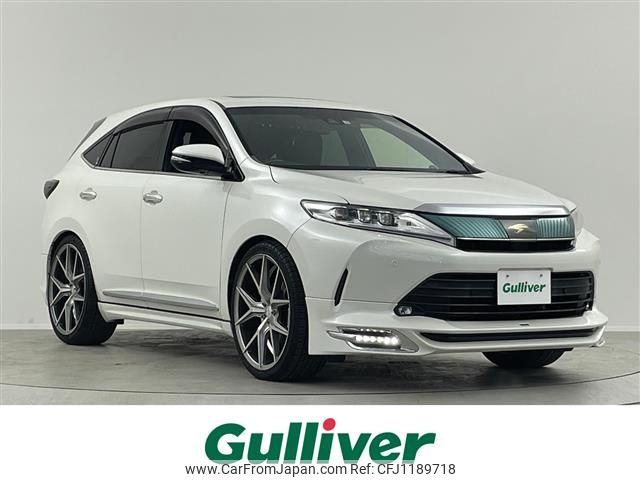 toyota harrier 2017 -TOYOTA--Harrier DBA-ZSU60W--ZSU60-0130587---TOYOTA--Harrier DBA-ZSU60W--ZSU60-0130587- image 1