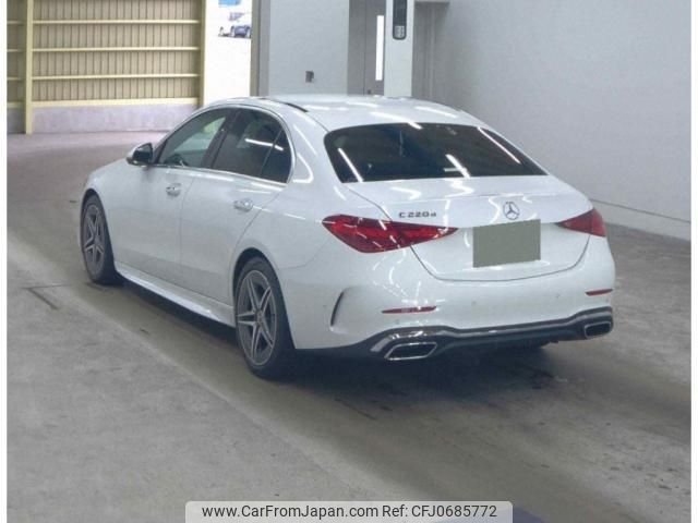 mercedes-benz c-class 2022 quick_quick_3CA-206004C_W1K2060042F022967 image 2