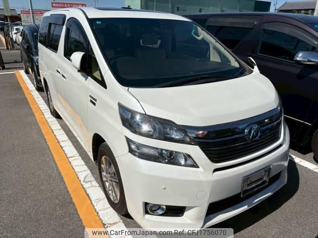 toyota vellfire 2012 CFJ1756070 image 1