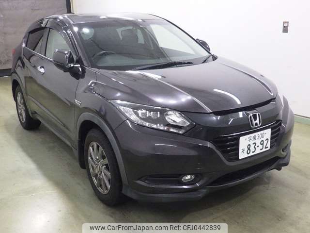 honda vezel 2016 -HONDA--VEZEL DBA-RU1--RU1-1206481---HONDA--VEZEL DBA-RU1--RU1-1206481- image 1