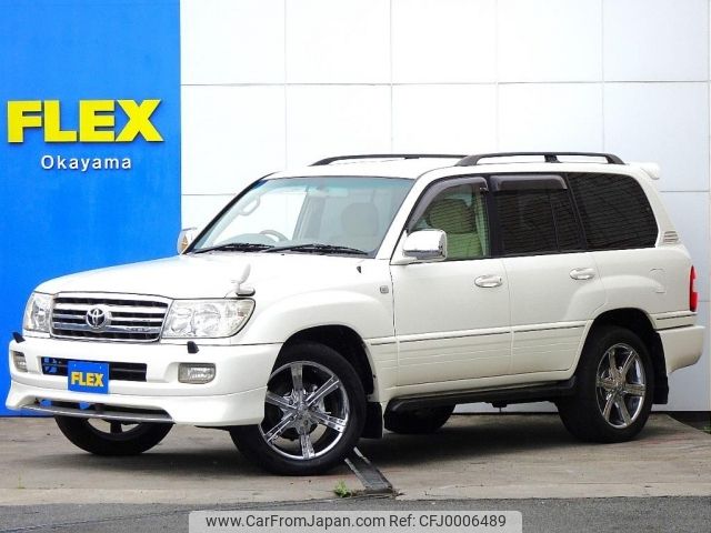 toyota land-cruiser-wagon 2006 -TOYOTA--Land Cruiser Wagon GH-UZJ100W--UZJ100-0157830---TOYOTA--Land Cruiser Wagon GH-UZJ100W--UZJ100-0157830- image 1