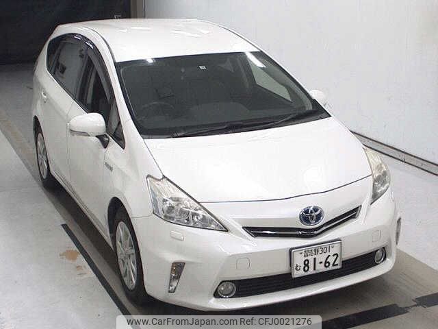 toyota prius-α 2013 -TOYOTA 【習志野 301ﾑ8162】--Prius α ZVW41W--3299350---TOYOTA 【習志野 301ﾑ8162】--Prius α ZVW41W--3299350- image 1