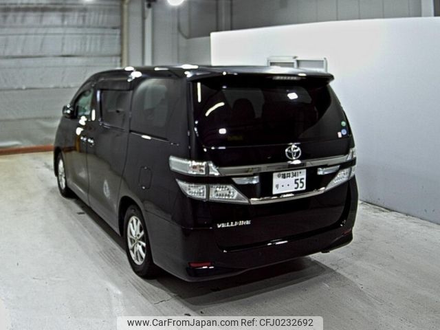 toyota vellfire 2012 -TOYOTA 【福井 341り】--Vellfire ANH20W-8223450---TOYOTA 【福井 341り】--Vellfire ANH20W-8223450- image 2