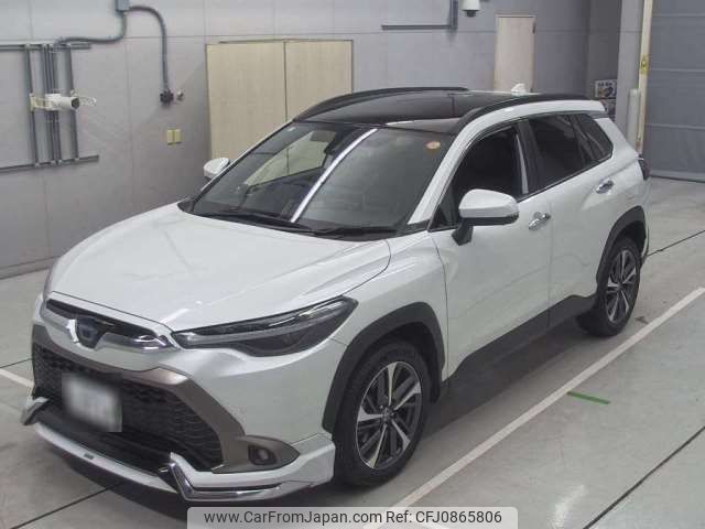 toyota corolla-cross 2021 -TOYOTA--Corolla Cross 6AA-ZVG11--ZVG11-1009915---TOYOTA--Corolla Cross 6AA-ZVG11--ZVG11-1009915- image 1
