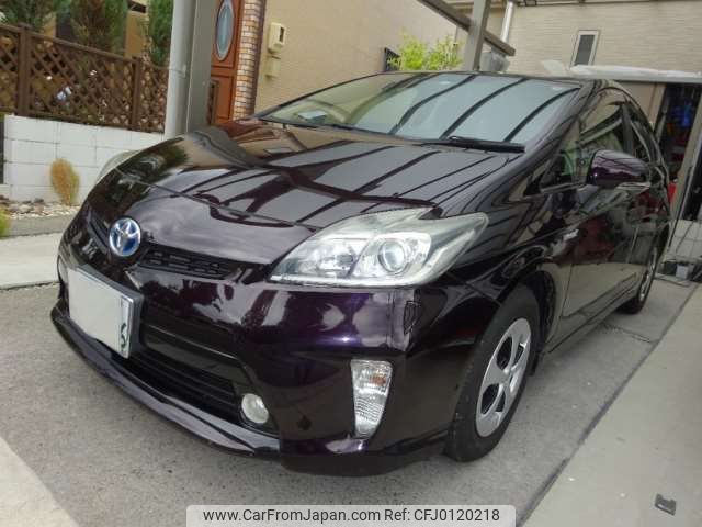 toyota prius 2012 -TOYOTA 【滋賀 333ﾔ1226】--Prius DAA-ZVW30--ZVW30-5470285---TOYOTA 【滋賀 333ﾔ1226】--Prius DAA-ZVW30--ZVW30-5470285- image 1