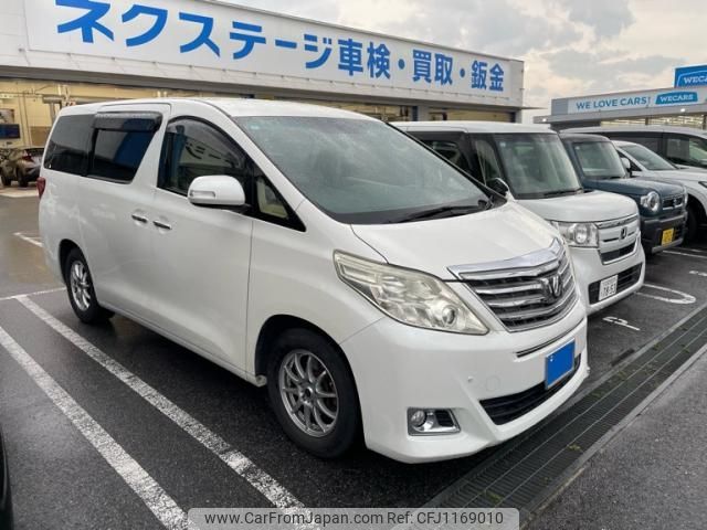 toyota alphard 2012 -TOYOTA--Alphard DBA-ANH20W--ANH20-8201936---TOYOTA--Alphard DBA-ANH20W--ANH20-8201936- image 1