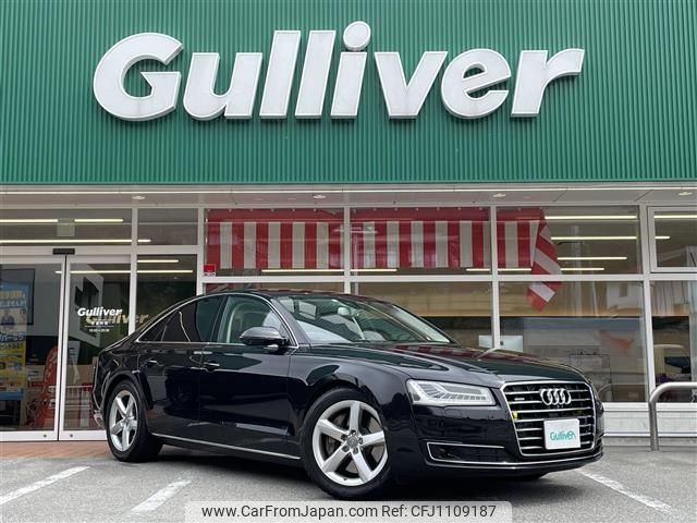 audi a8 2014 -AUDI--Audi A8 ABA-4HCTGF--WAUZZZ4H2EN009744---AUDI--Audi A8 ABA-4HCTGF--WAUZZZ4H2EN009744- image 1
