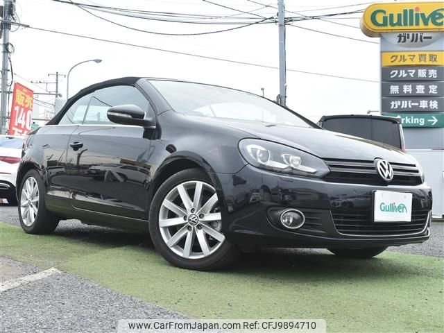 volkswagen golf-convertible 2012 -VOLKSWAGEN--VW Golf Cabriolet DBA-1KCAVK--WVWZZZ1KZCK021513---VOLKSWAGEN--VW Golf Cabriolet DBA-1KCAVK--WVWZZZ1KZCK021513- image 1