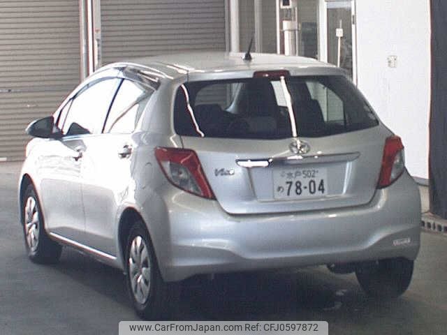 toyota vitz 2013 -TOYOTA 【水戸 502ﾒ7804】--Vitz KSP130-2091364---TOYOTA 【水戸 502ﾒ7804】--Vitz KSP130-2091364- image 2