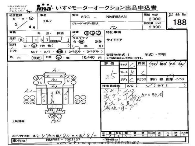 isuzu elf-truck 2020 CFJ1757407 image 1