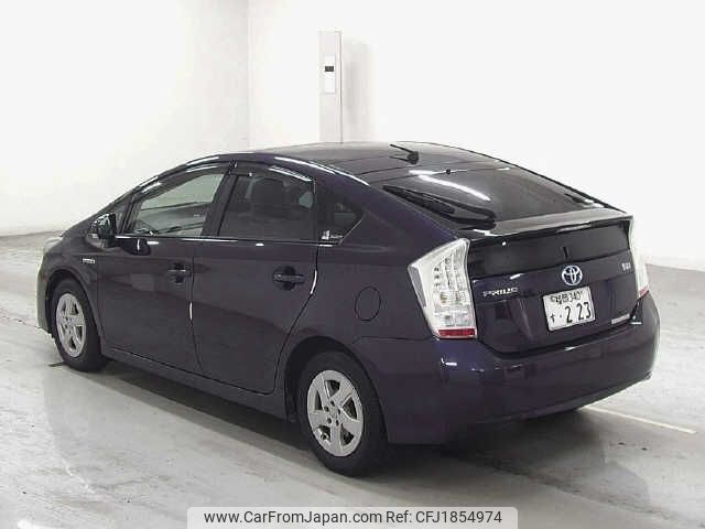 toyota prius 2011 CFJ1854974 image 2
