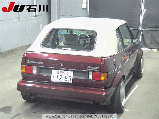 volkswagen golf-convertible 1992 -VOLKSWAGEN 【金沢 500ﾑ1285】--VW Golf Cabriolet 152HK--NK018589---VOLKSWAGEN 【金沢 500ﾑ1285】--VW Golf Cabriolet 152HK--NK018589- image 2