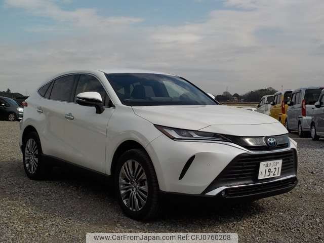 toyota harrier 2021 -TOYOTA 【野田 300】--Harrier 6AA-AXUH80--AXUH80-0034920---TOYOTA 【野田 300】--Harrier 6AA-AXUH80--AXUH80-0034920- image 1