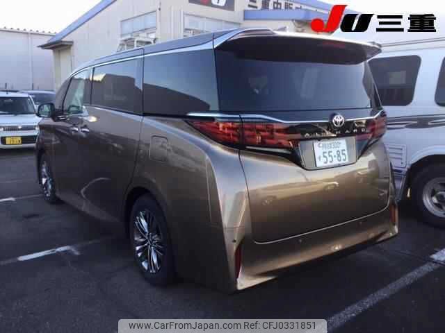 toyota alphard 2024 -TOYOTA 【伊勢志摩 300ｽ5585】--Alphard AAHH40W--0021925---TOYOTA 【伊勢志摩 300ｽ5585】--Alphard AAHH40W--0021925- image 2