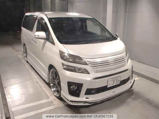 toyota vellfire 2012 -TOYOTA 【川越 306ﾘ777】--Vellfire ANH20W--8246651---TOYOTA 【川越 306ﾘ777】--Vellfire ANH20W--8246651- image 1