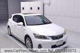 lexus ct 2012 CFJ1835073