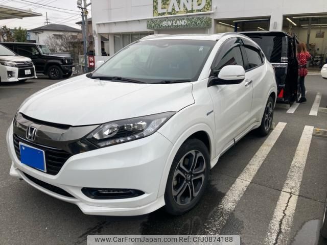 honda vezel 2016 -HONDA--VEZEL DAA-RU3--RU3-1224883---HONDA--VEZEL DAA-RU3--RU3-1224883- image 1